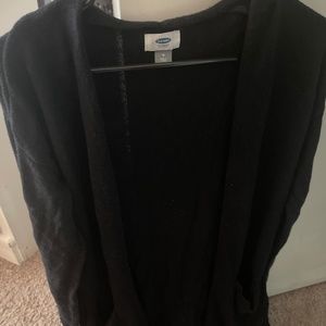 Black cardigan